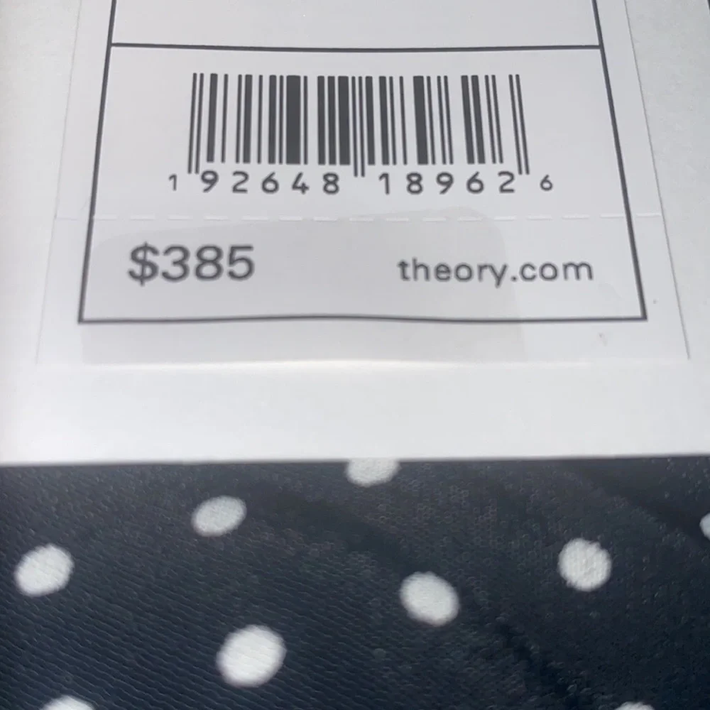 THEORY crew dress polka dot size 0 NWT - Picture 8 of 10